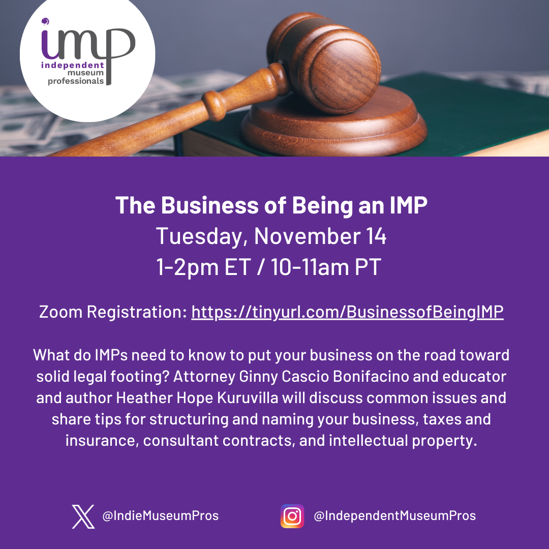 The Business of Being an IMP program 11.14.23